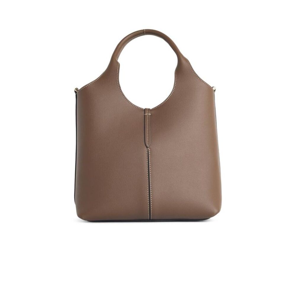 Tod's 'Shopping Tote' Mini Bag In Brown Leather Women - Picture 3 of 3